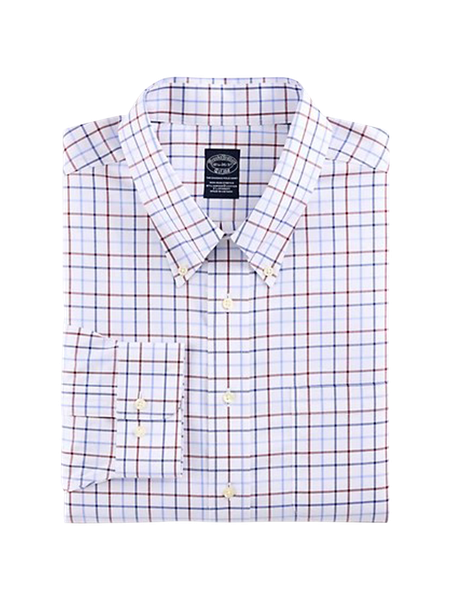 Big + Tall | Brooks Brothers Non-Iron Multi Check Dress