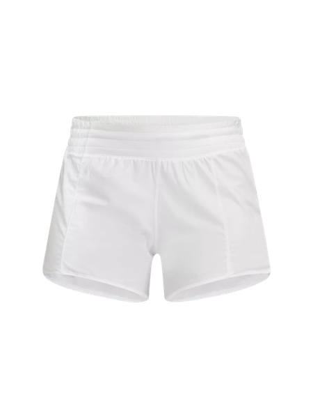 Lululemon Athletica Solid White Ivory Athletic Shorts Size 4 - 38